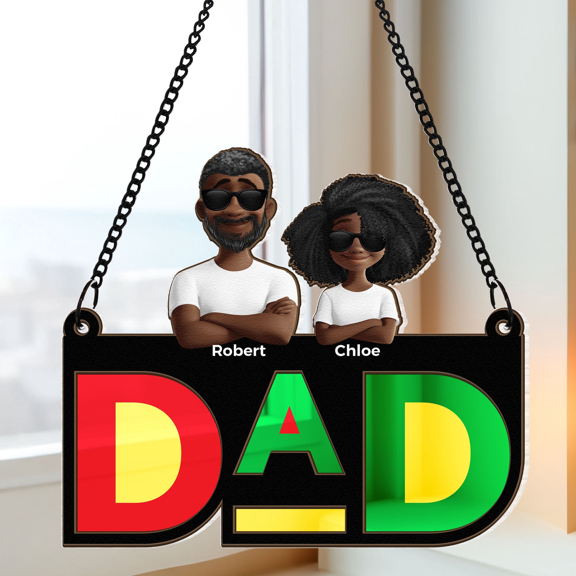 Dope-Black-Dad-Personalized-Window-Hanging-Suncatcher-Ornament_2