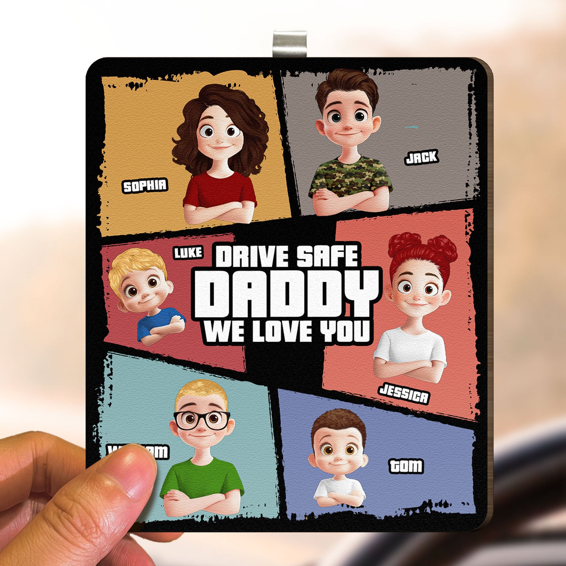 Drive-Safe-Daddy-We-Love-You-Personalized-Wooden-Car-Visor-Clip_3