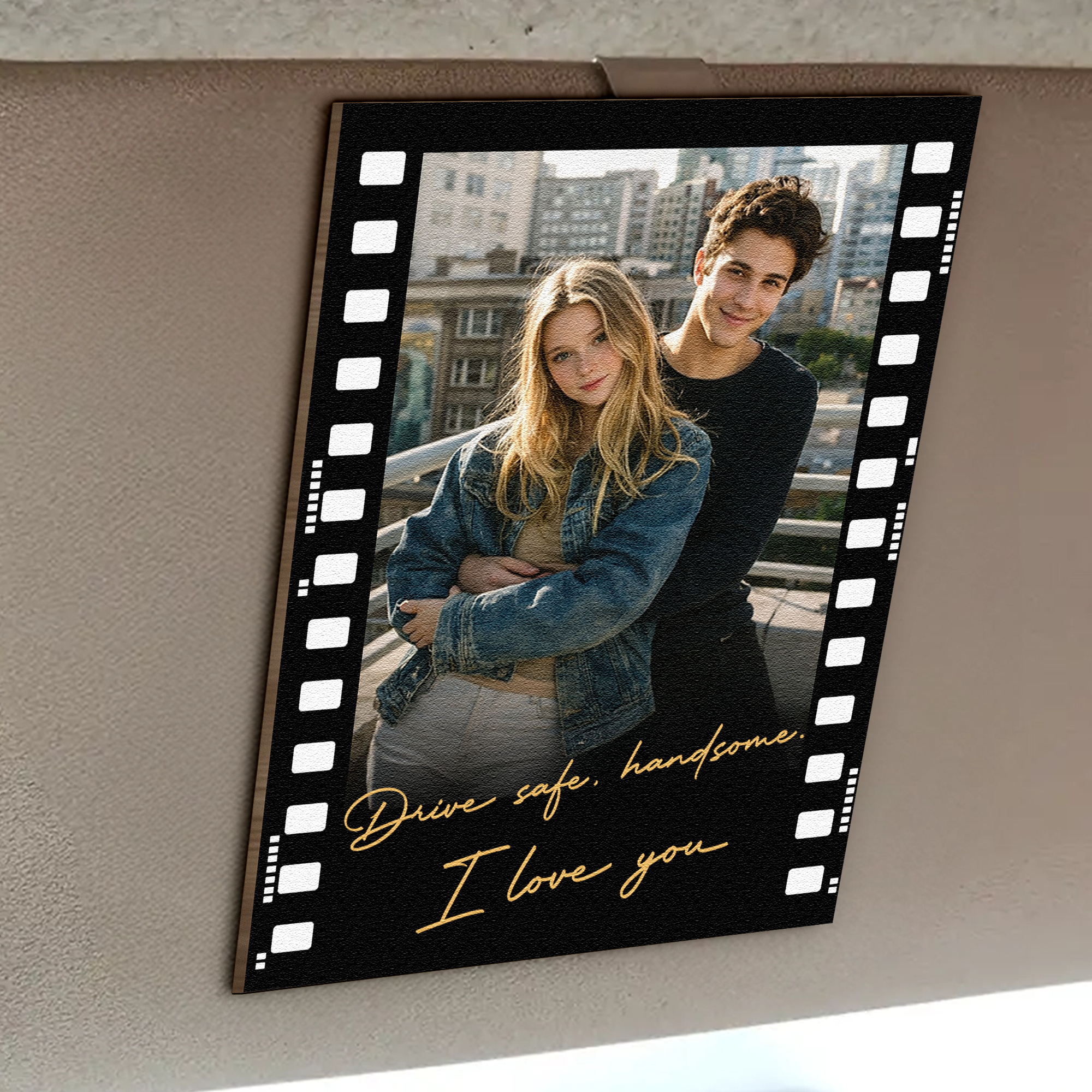 Drive-Safe-Handsome-I-Love-You-Gift-For-Him-Her-Personalized-Wooden-Photo-Car-Visor-Clip_3