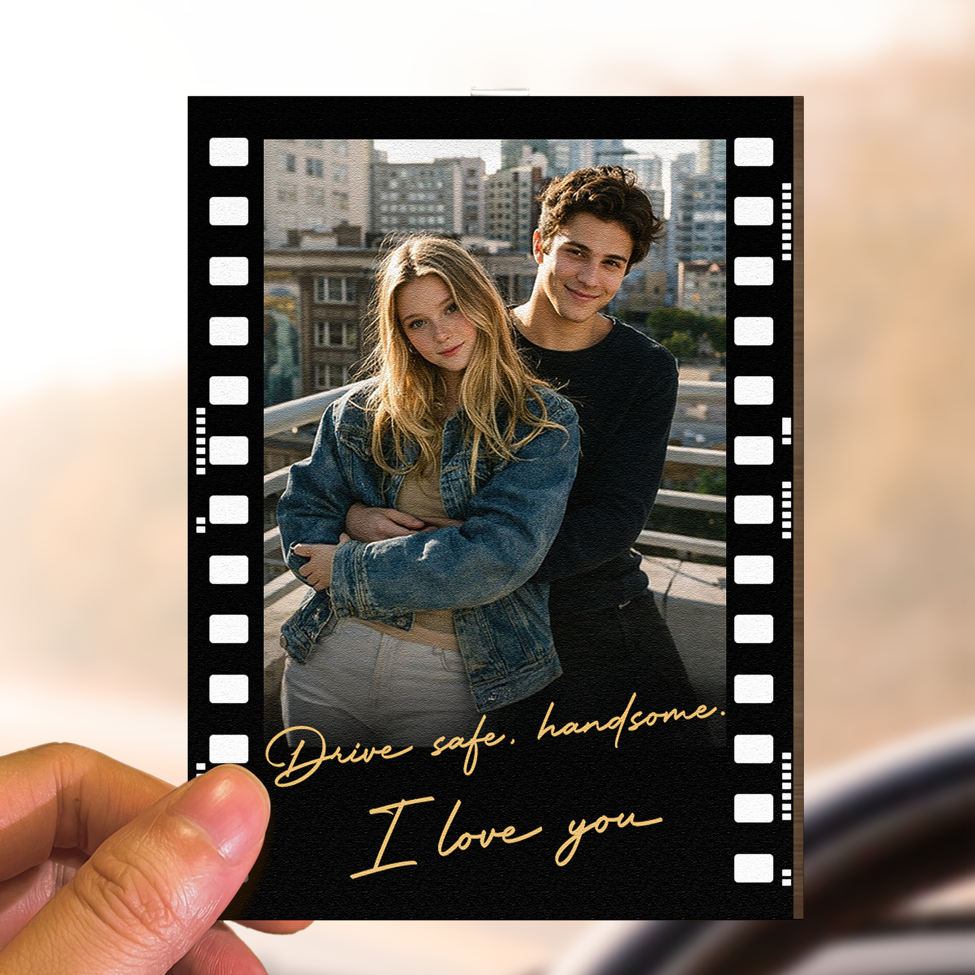 Drive-Safe-Handsome-I-Love-You-Gift-For-Him-Her-Personalized-Wooden-Photo-Car-Visor-Clip_4