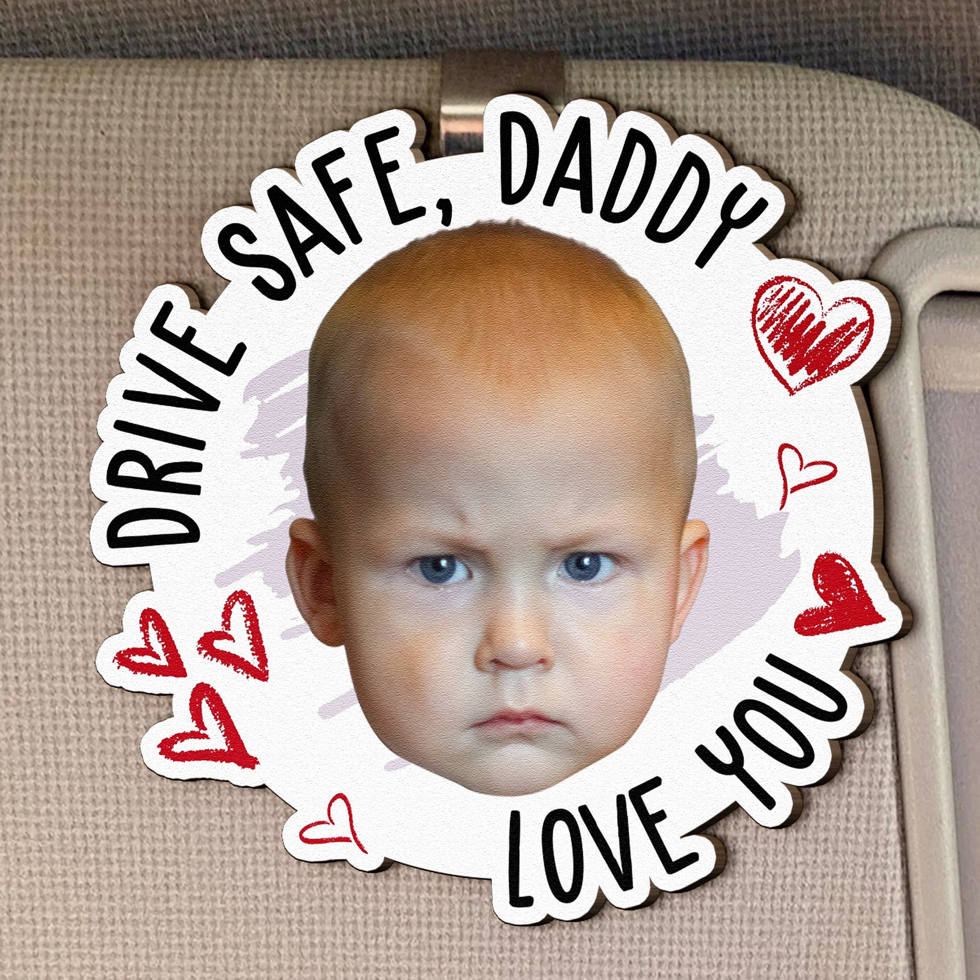 Drive-Safe_-Daddy-Fun-Kid-Faces-3-Pieces-Personalized-Wooden-Photo-Car-Visor-Clip-Set_1