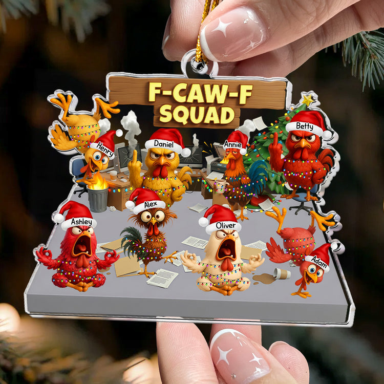 F-Caw-F-Squad-Funny-White-Elephant-Party-Exchange-Gift-For-Coworker-Team-_8_-People_-Personalized-Acrylic-Ornament_2_42b91f39-95df-4917-b1ae-b548a890ac85