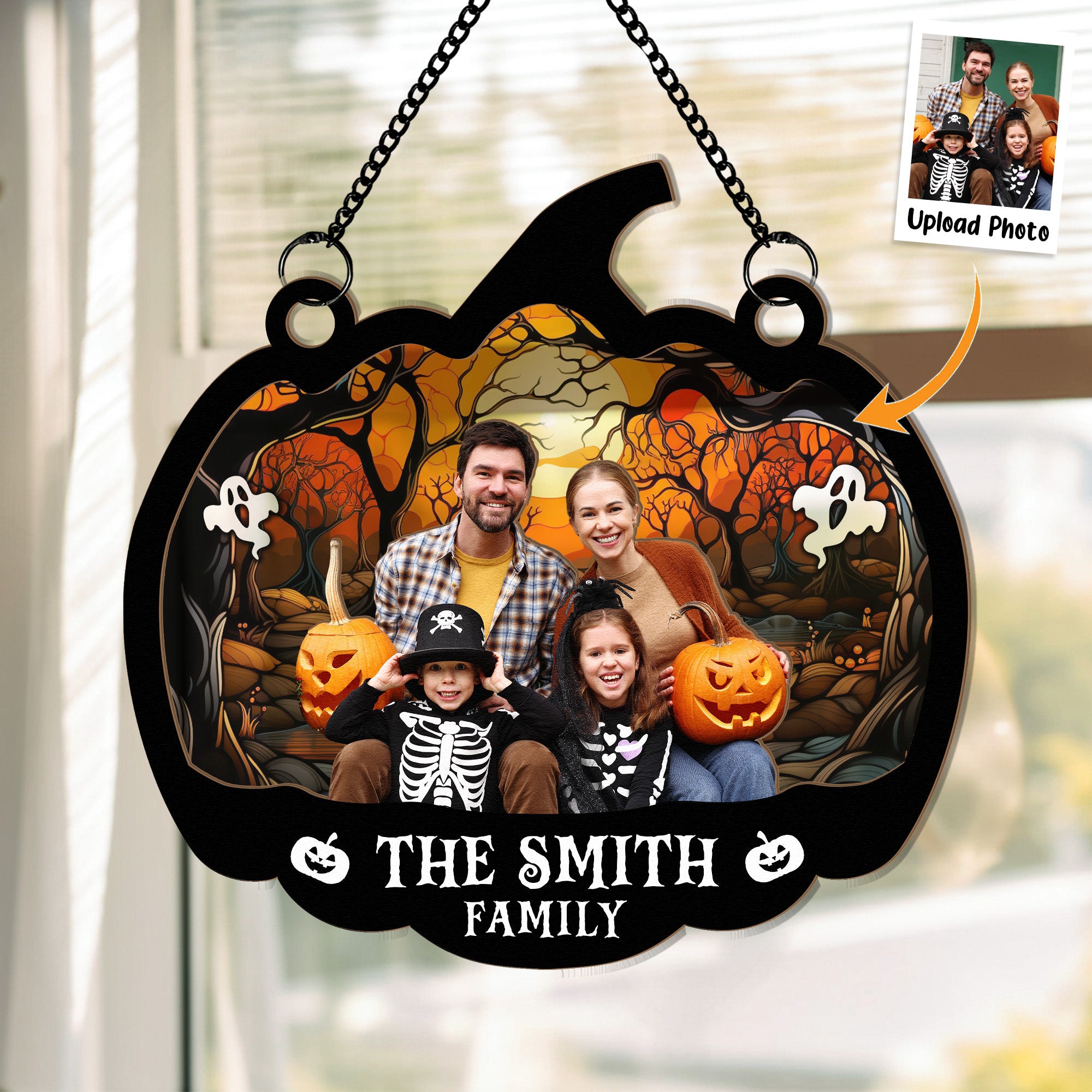 Family-Halloween-Decoration-Personalized-Window-Hanging-Suncatcher-Photo-Ornament1