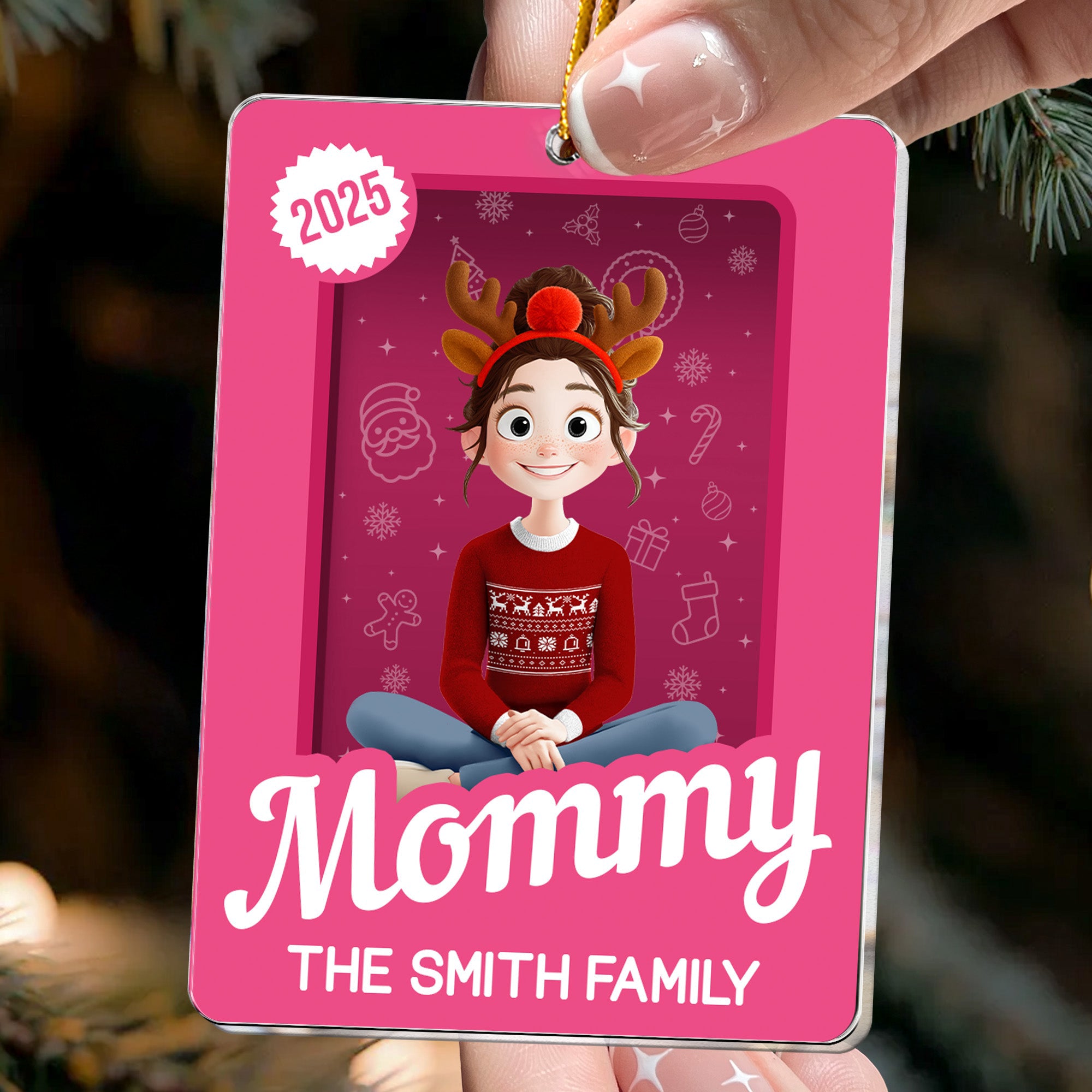 Family Toy Box - Christmas Custom Gift - Personalized Acrylic Ornament