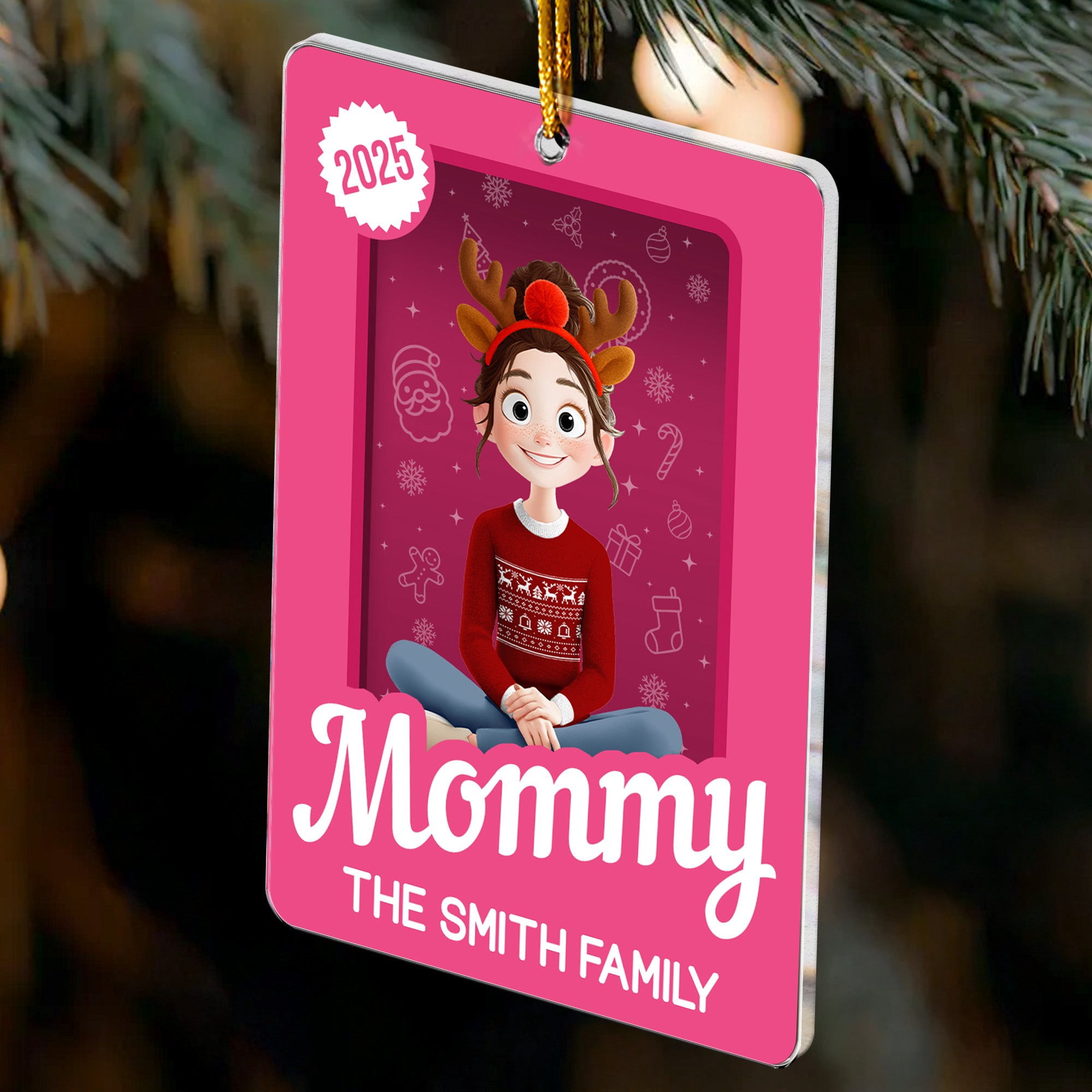Family Toy Box - Christmas Custom Gift - Personalized Acrylic Ornament