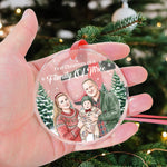 First_Christmas_As_A_Family_Of_Three_Four_Five_Custom_Photo_Watercolor_Personalized_Ornament_3