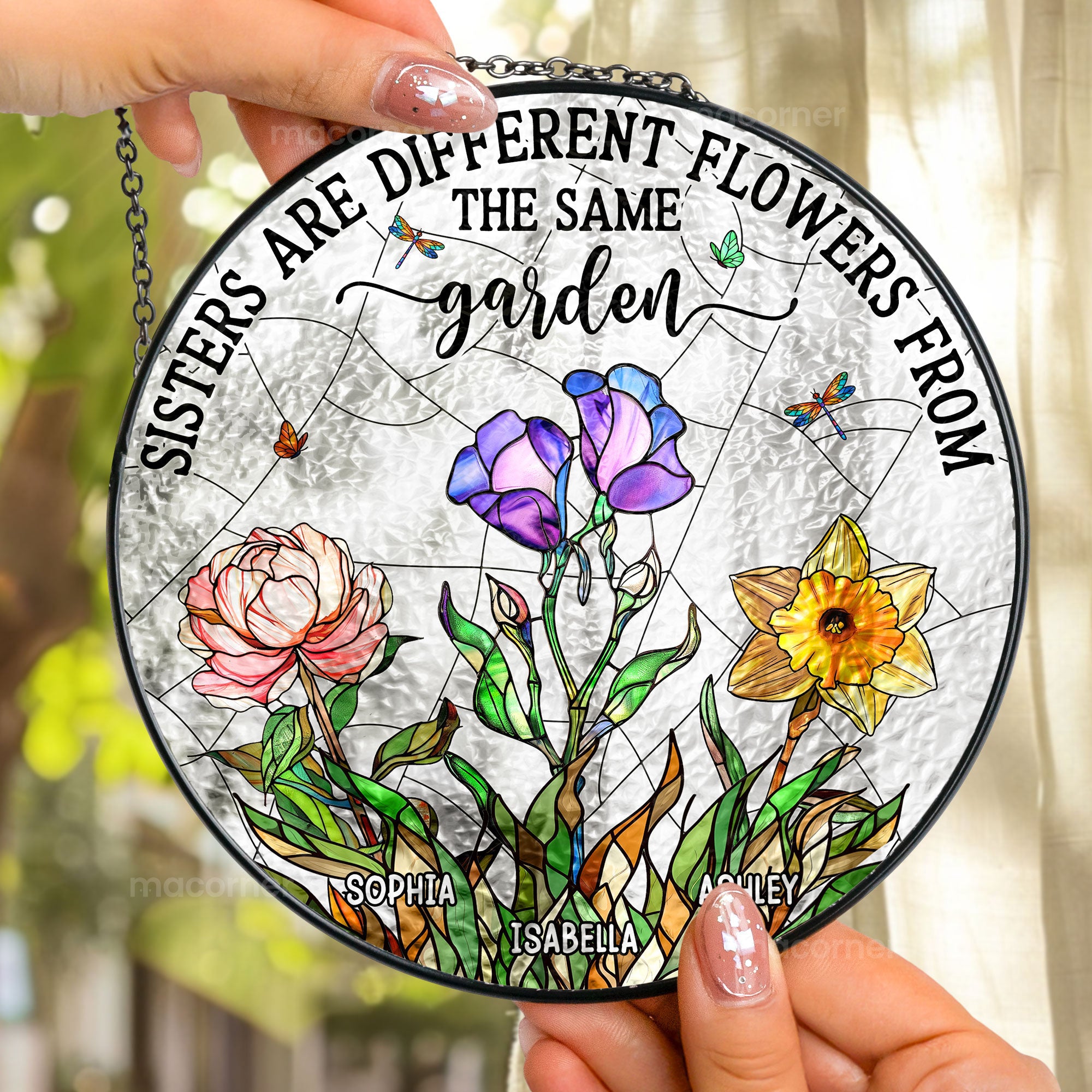 Flowers-From-The-Same-Garden-Personalized-Stained-Glass-Window-Hanging-Suncatcher_1