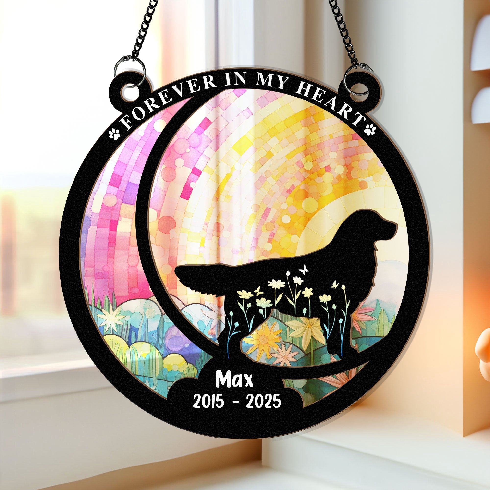 Forever-In-My-Heart-Loss-Of-Dog-Personalized-Window-Hanging-Suncatcher-Ornament_1