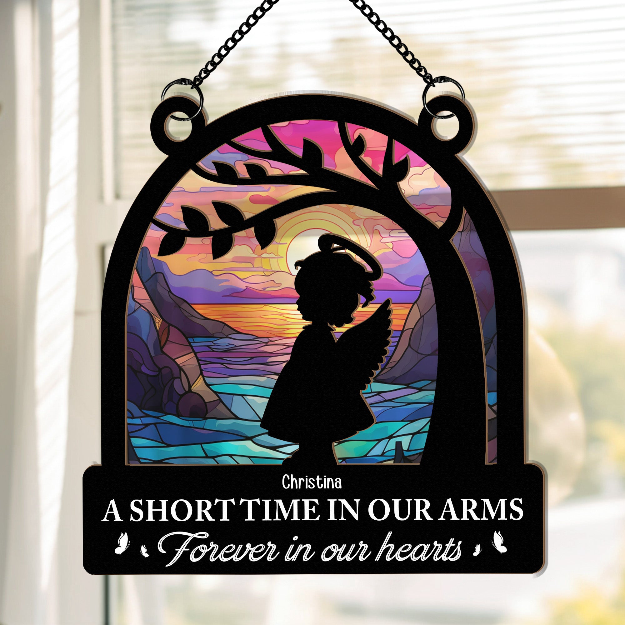 Forever-In-Our-Hearts-Personalized-Window-Hanging-Suncatcher-Ornament1