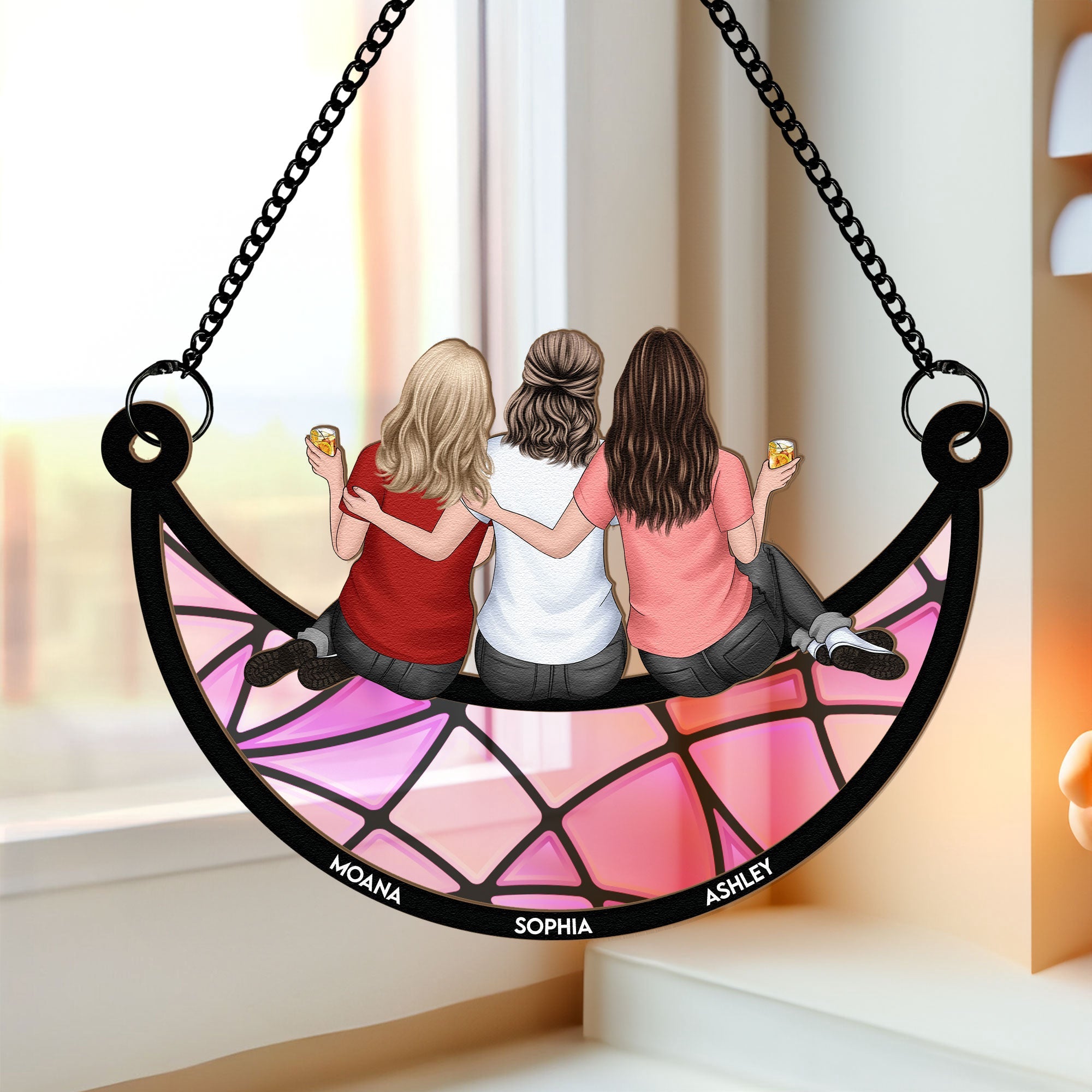 Friends-Sitting-On-The-Moon-Personalized-Window-Hanging-Suncatcher-Ornament_1