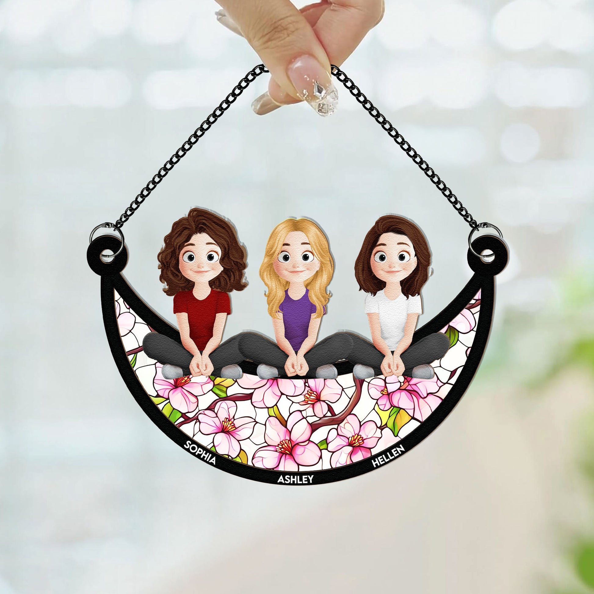 Friends-Sitting-Together-Personalized-Window-Hanging-Suncatcher-Ornament_2