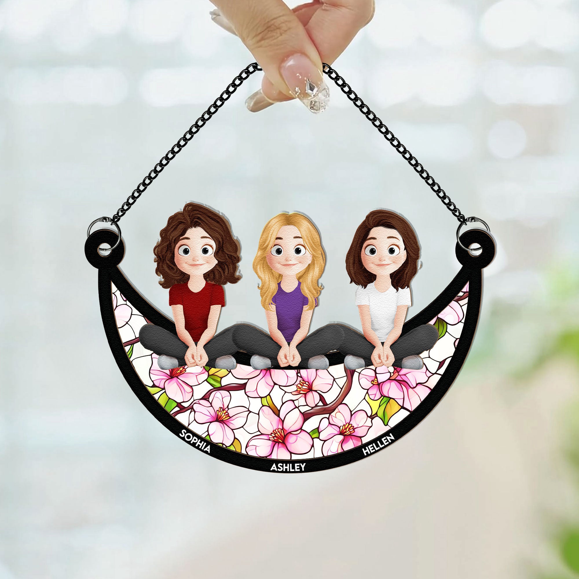 Friends-Sitting-Together-Personalized-Window-Hanging-Suncatcher-Ornament_2