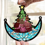 Friends_-Family-Sitting-Under-Christmas-Tree-On-The-Moon-Personalized-Acrylic-Ornament_5