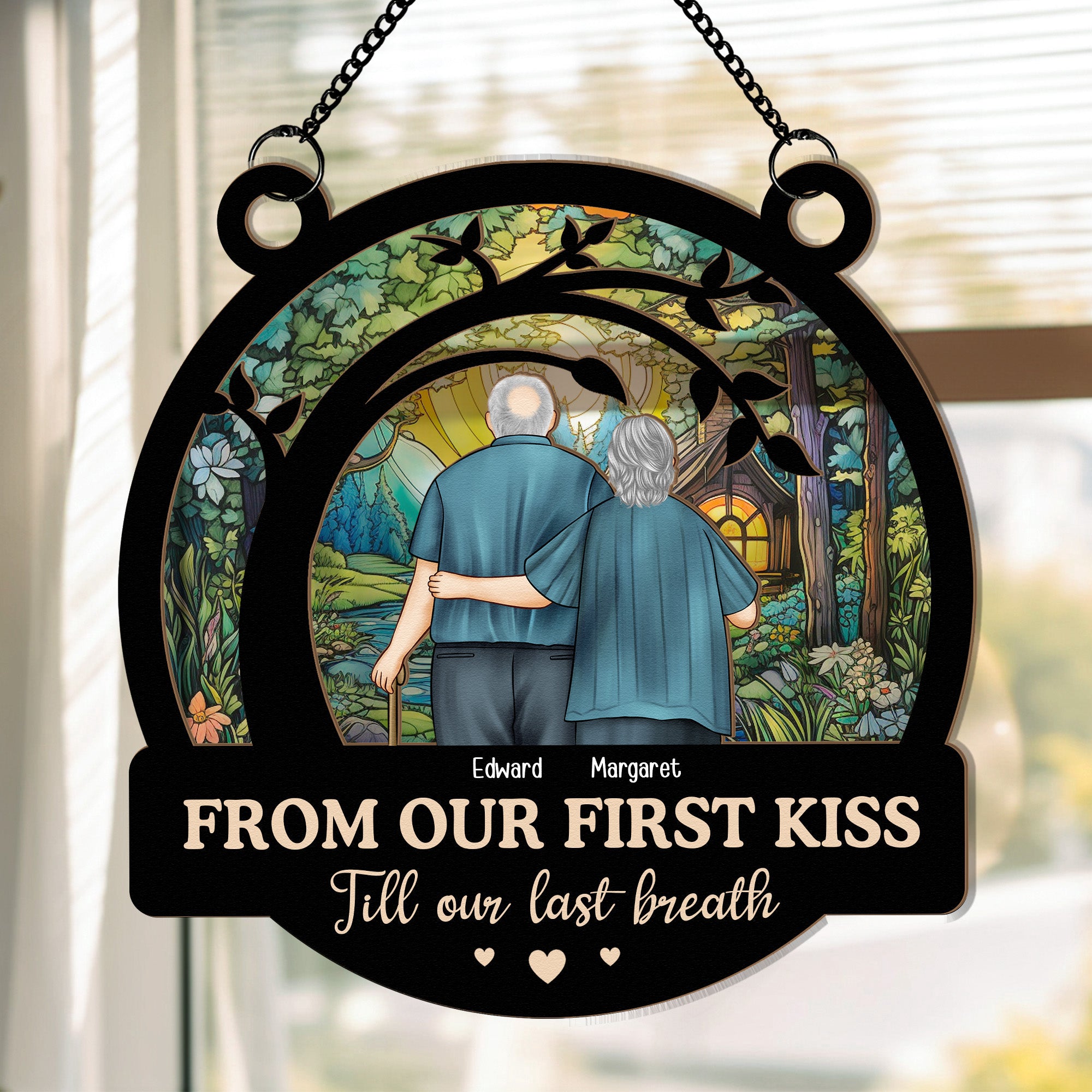 From-Our-First-Kiss-Old-Couple-Personalized-Window-Hanging-Suncatcher-Ornament1