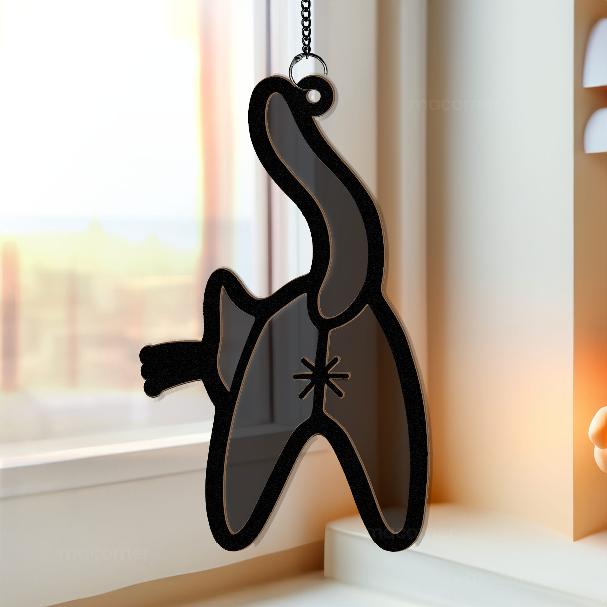 Funny-Cat-Butt-Personalized-Window-Hanging-Suncatcher-Ornament_2