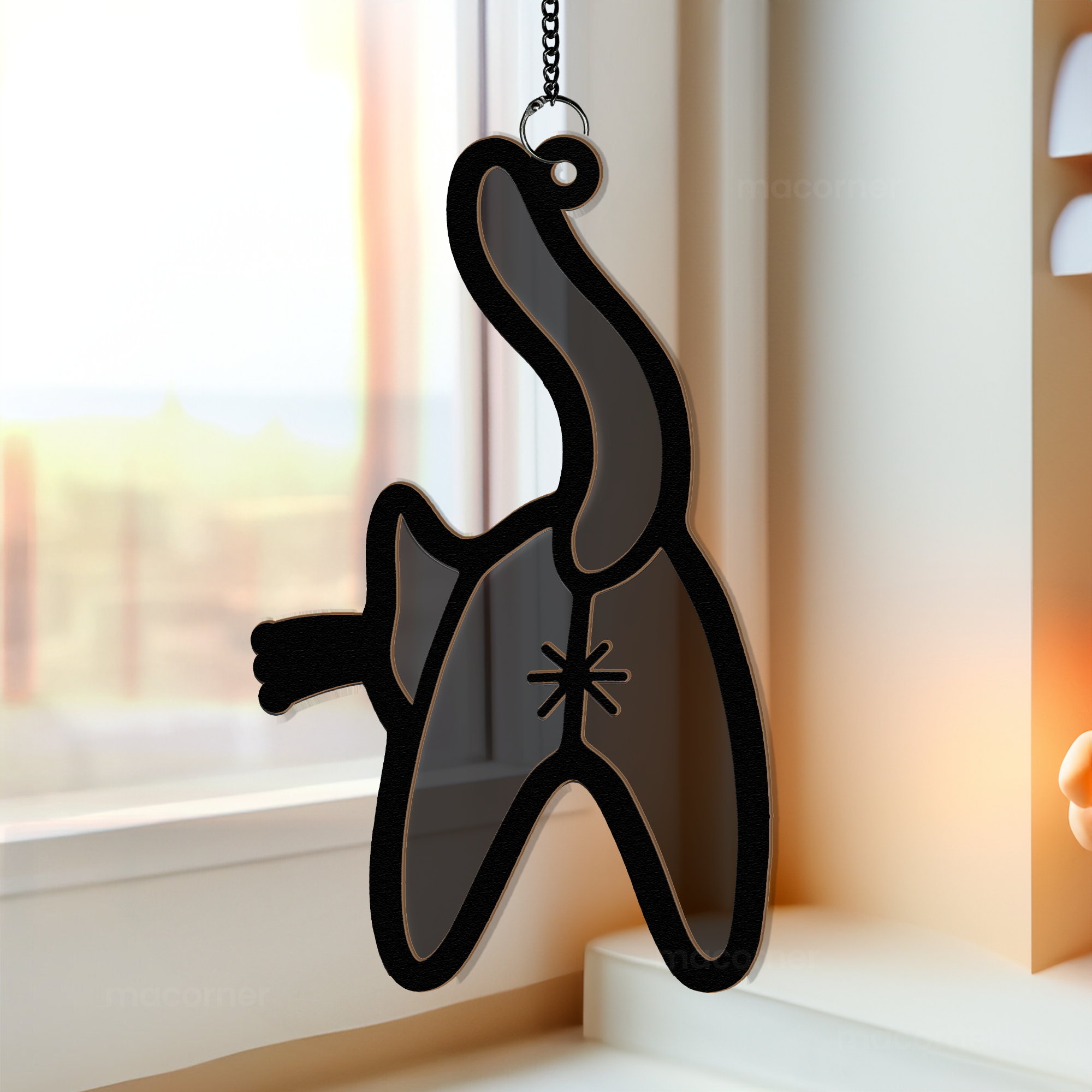 Funny-Cat-Butt-Personalized-Window-Hanging-Suncatcher-Ornament_2