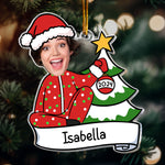 Funny Family Christmas Time - Personalized Acrylic Ornament