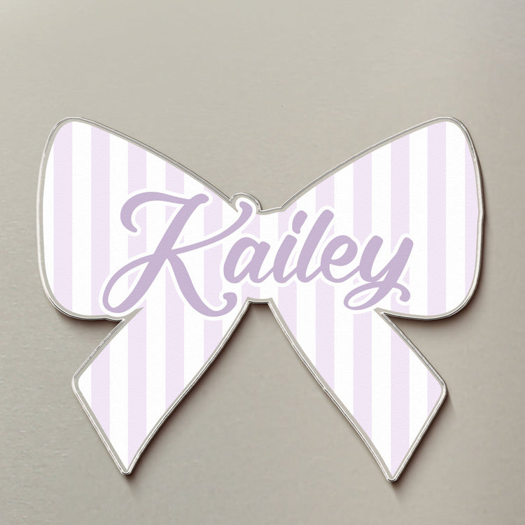Gingham-Kids-Name-Locker-Personalized-Magnet-3