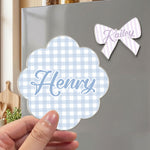 Gingham-Kids-Name-Locker-Personalized-Magnet-4