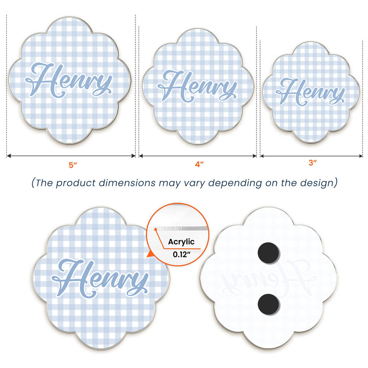 Gingham-Kids-Name-Locker-Personalized-Magnet-6