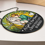 Girl-_-Horse-A-Bond-Can_T-Be-Broken-Personalized-Stained-Glass-Window-Hanging-Suncatcher_4