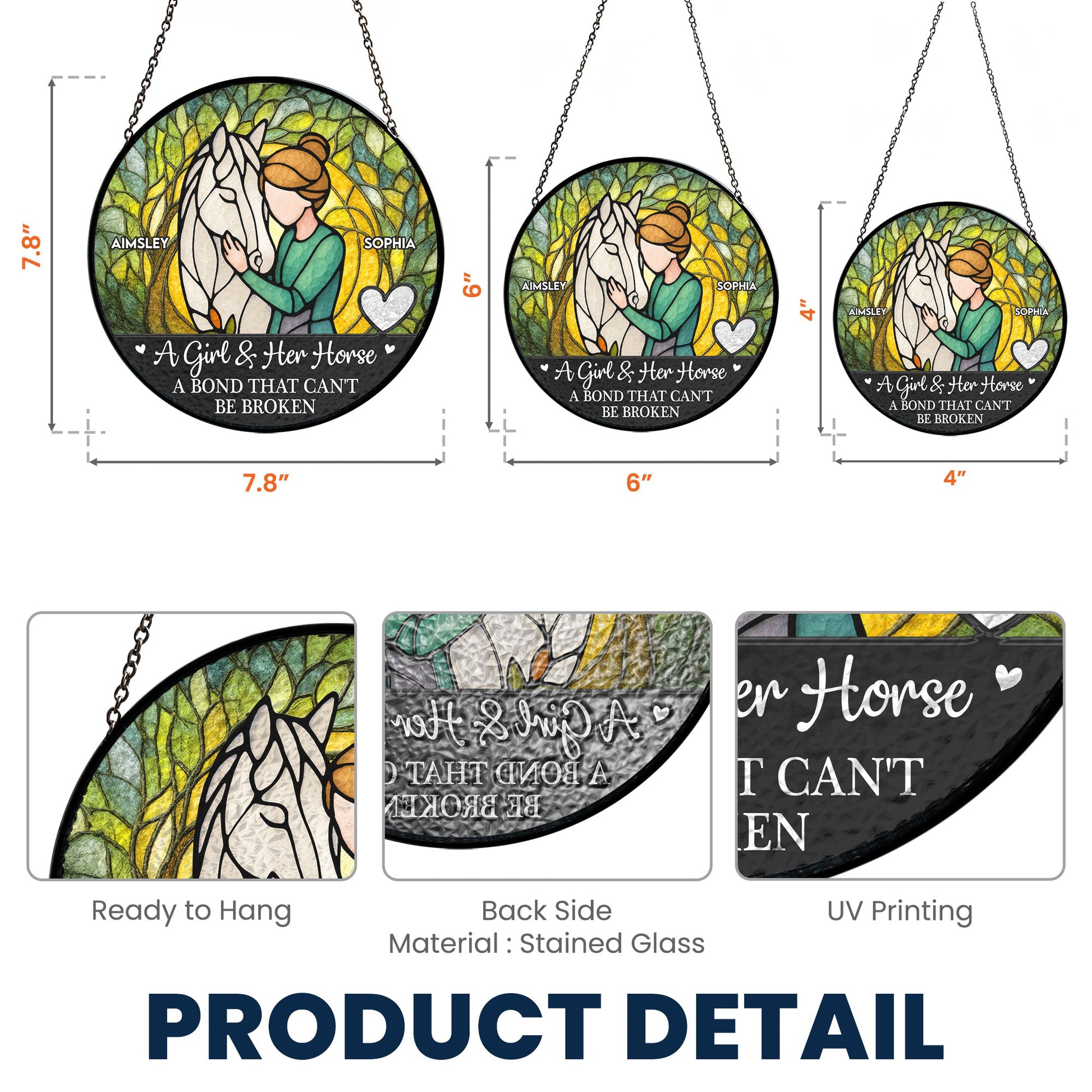 Girl-_-Horse-A-Bond-Can_T-Be-Broken-Personalized-Stained-Glass-Window-Hanging-Suncatcher_6