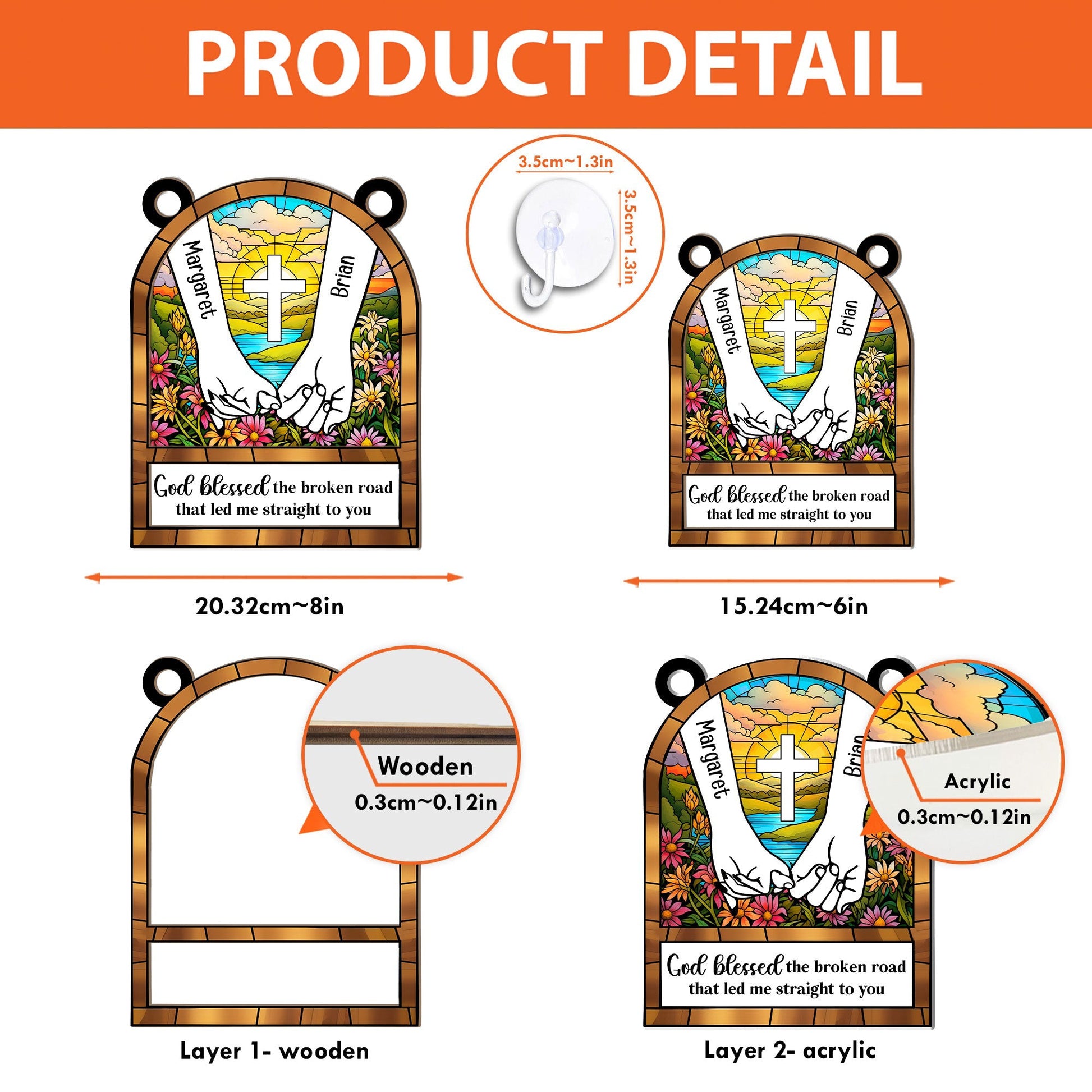 God-Blessed-The-Broken-Road-Personalized-Window-Hanging-Suncatcher-Ornament4