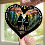 God Blessed The Broken Road That Led Me To You - Personalized Suncatcher Ornament