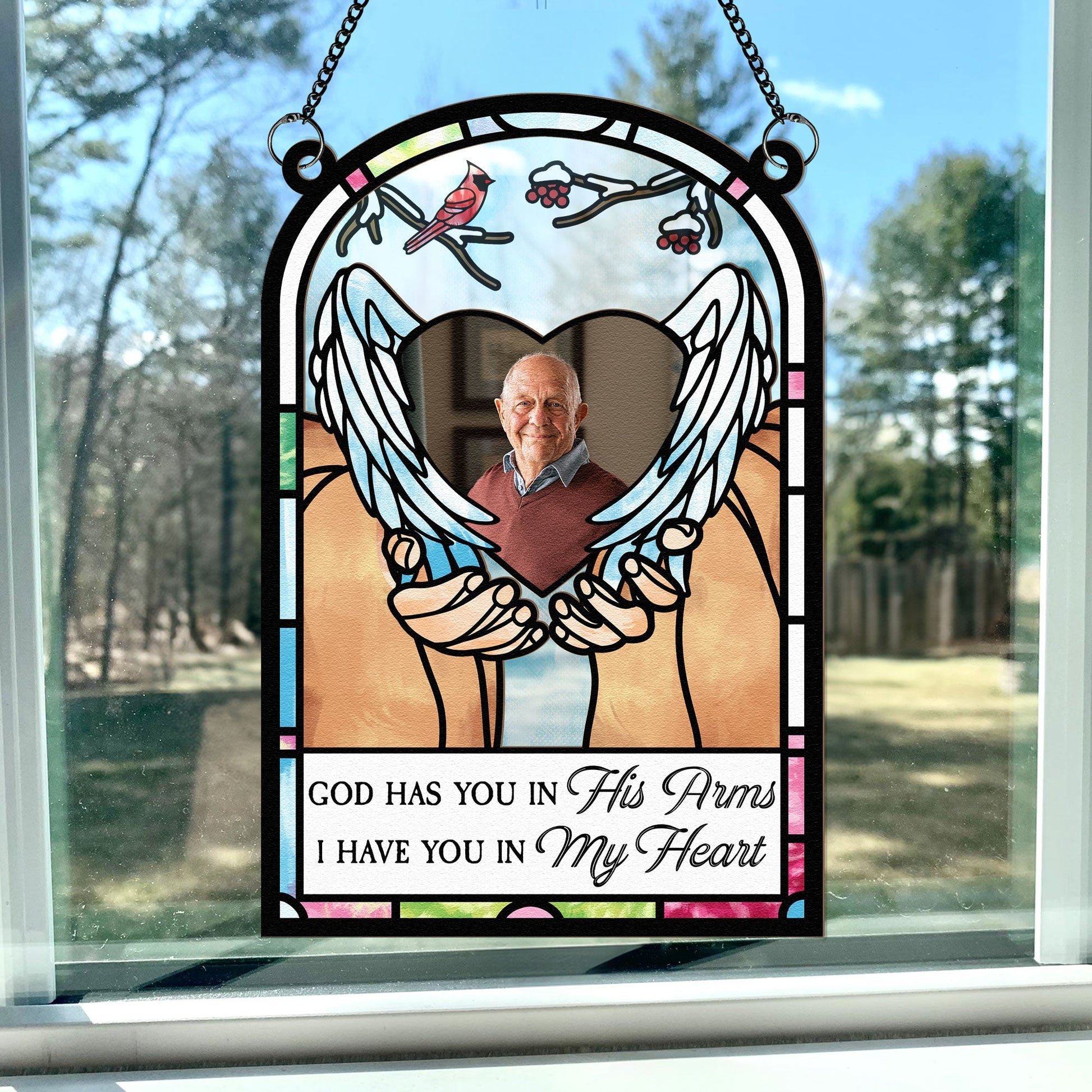 God-Has-You-In-His-Arms-Personalized-Window-Hanging-Suncatcher-Photo-Ornament_3