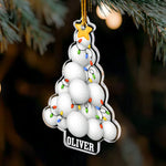 Golf Christmas Tree - Personalized Acrylic Ornament