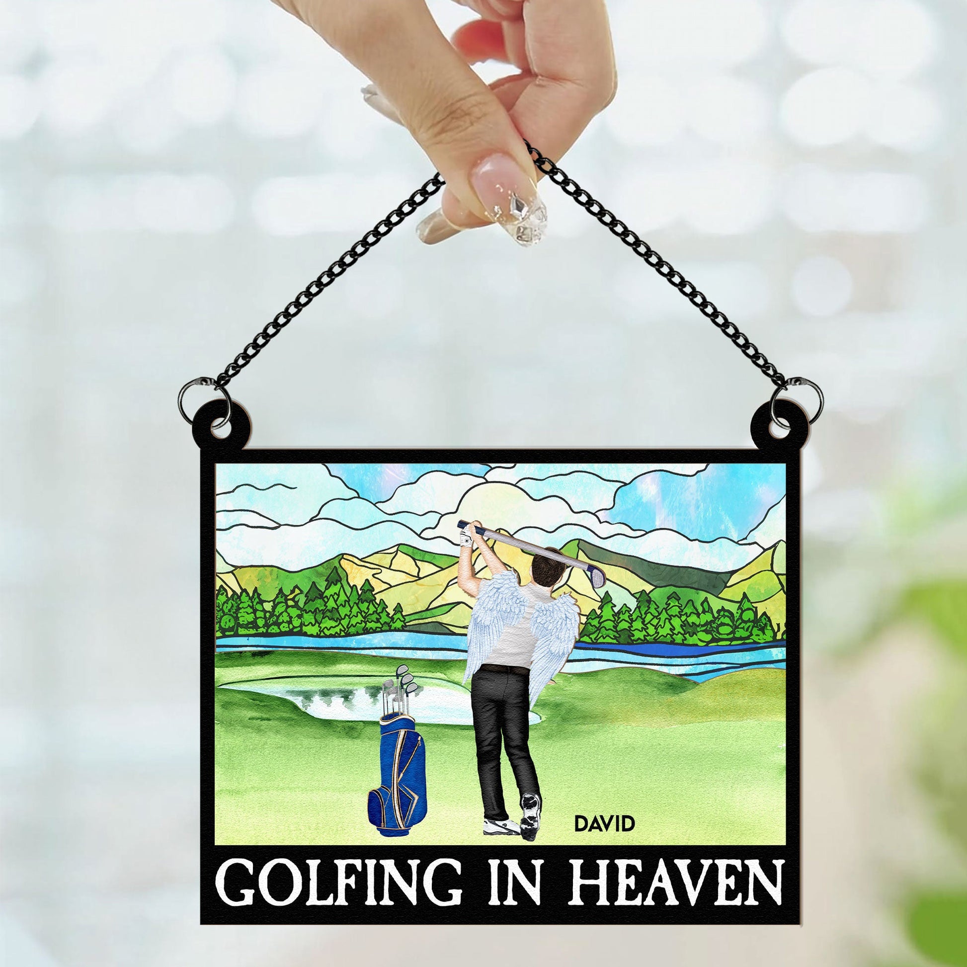 Golfing-In-Heaven-Personalized-Window-Hanging-Suncatcher-Ornament_2