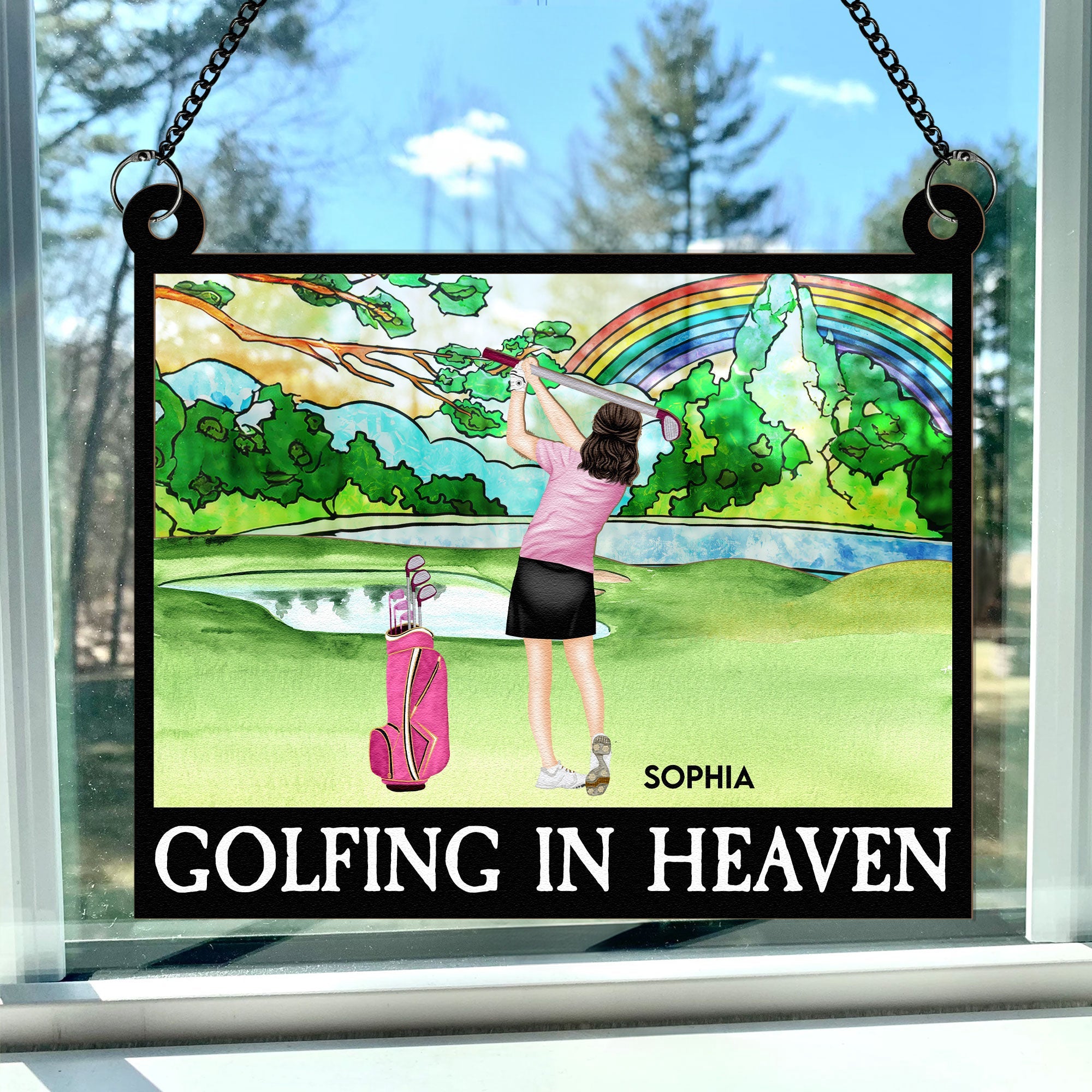 Golfing-In-Heaven-Personalized-Window-Hanging-Suncatcher-Ornament_3