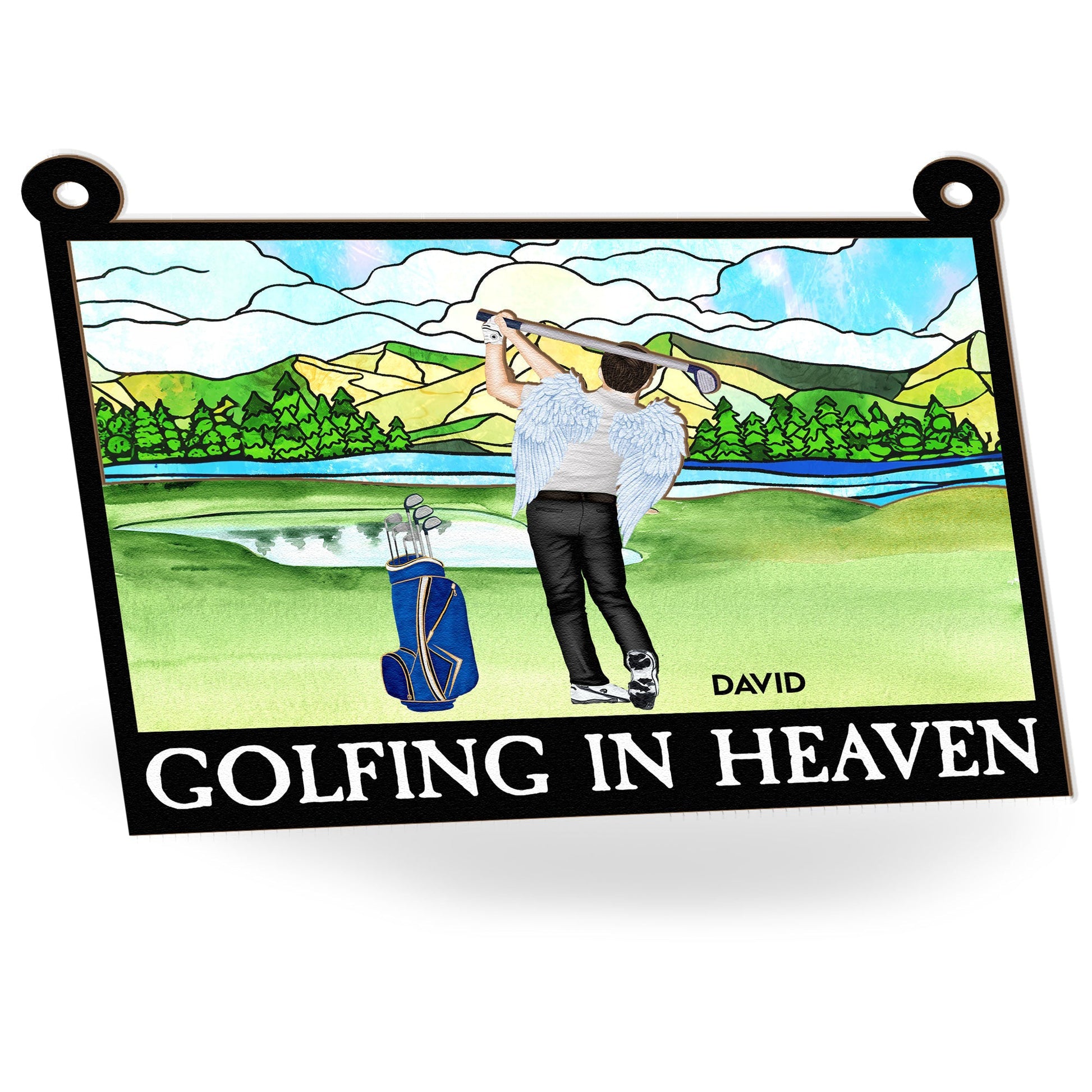 Golfing-In-Heaven-Personalized-Window-Hanging-Suncatcher-Ornament_4