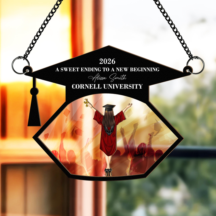 Graduation-A-Sweet-Ending-Personalized-Window-Hanging-Suncatcher-Ornament_2