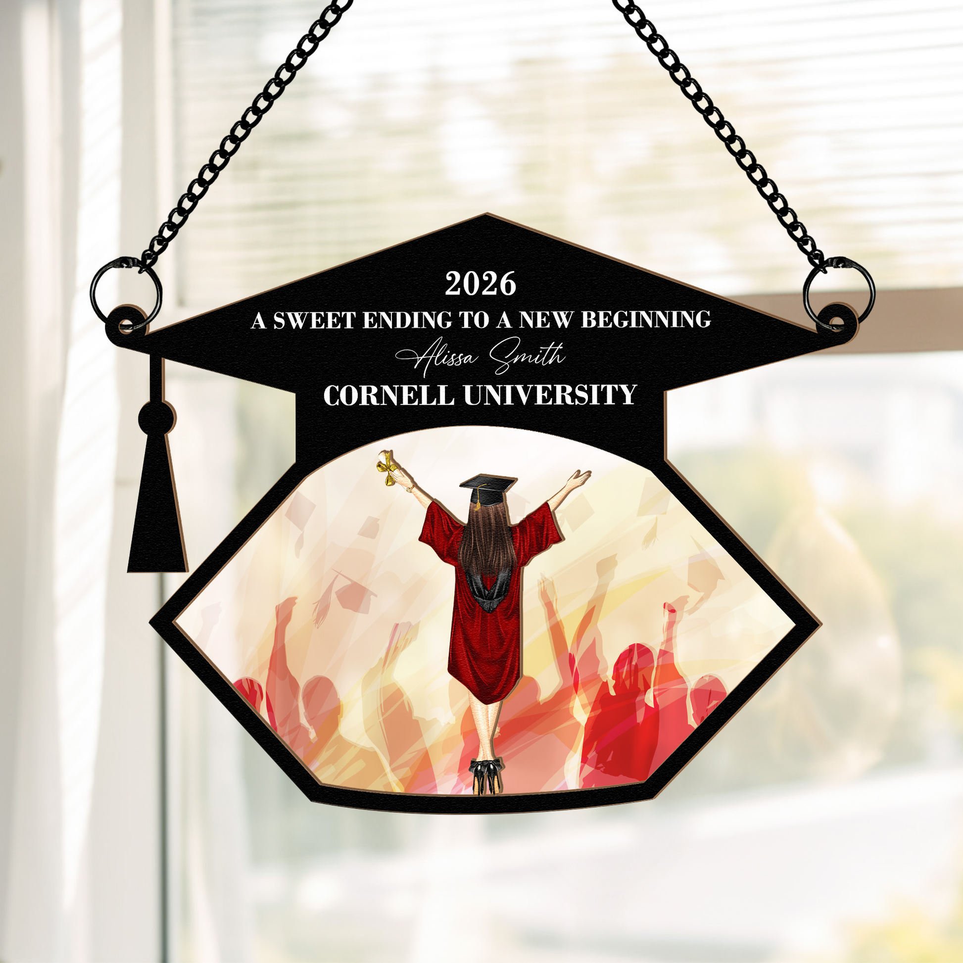 Graduation-A-Sweet-Ending-Personalized-Window-Hanging-Suncatcher-Ornament_4