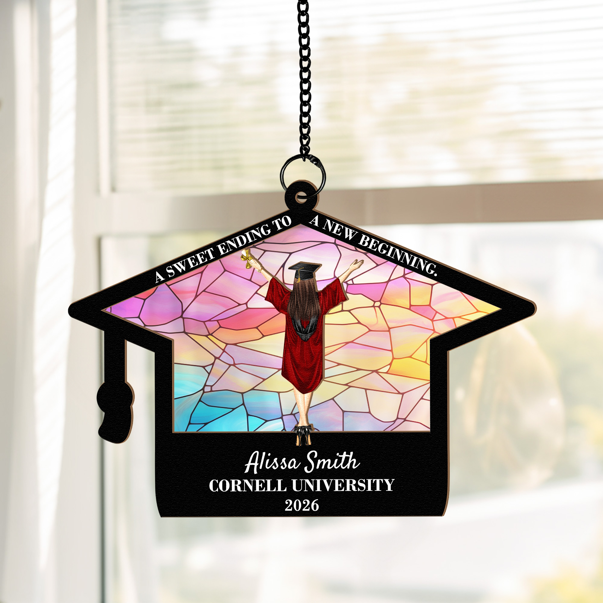 Graduation-Gifts-A-New-Beginning-Personalized-Window-Hanging-Suncatcher-Ornament_1