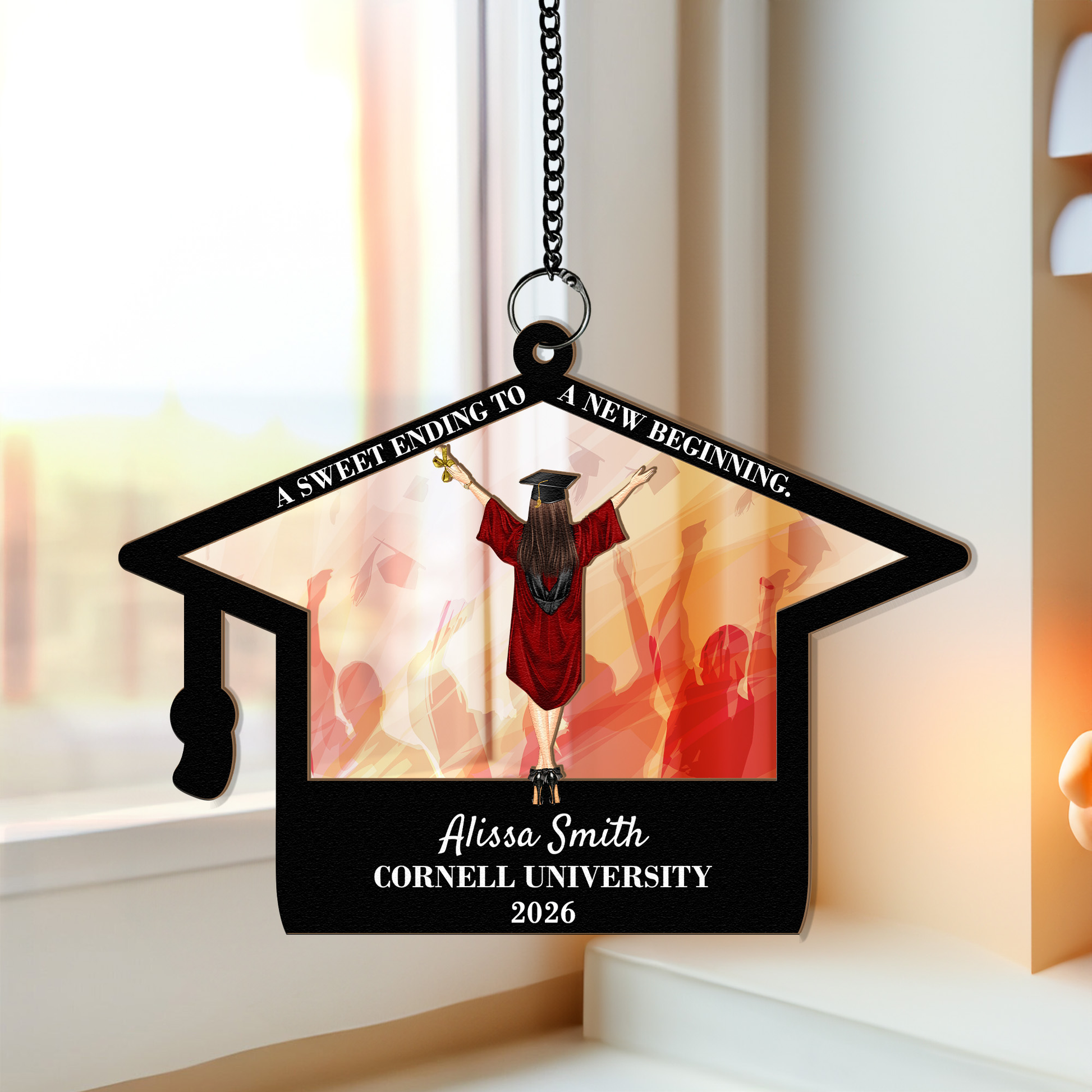Graduation-Gifts-A-New-Beginning-Personalized-Window-Hanging-Suncatcher-Ornament_2