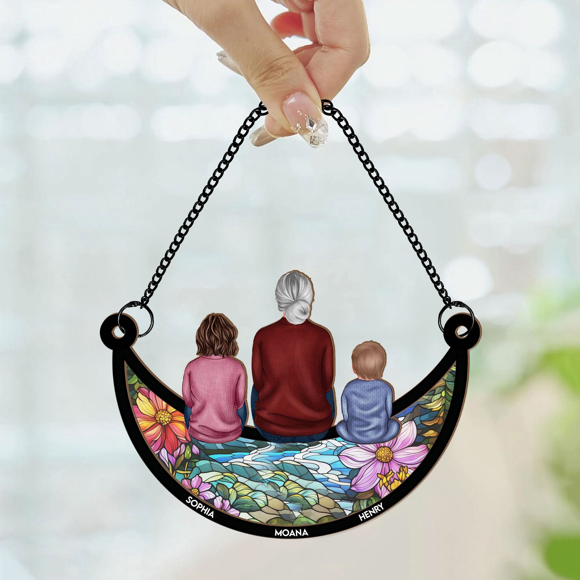 Grandma-_Children-On-The-Moon-Personalized-Window-Hanging-Suncatcher-Ornament_2