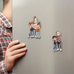 Grandma_Hugging_Christmas_Vibe_Personalized_Magnet_3
