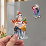 Grandma_Hugging_Christmas_Vibe_Personalized_Magnet_5
