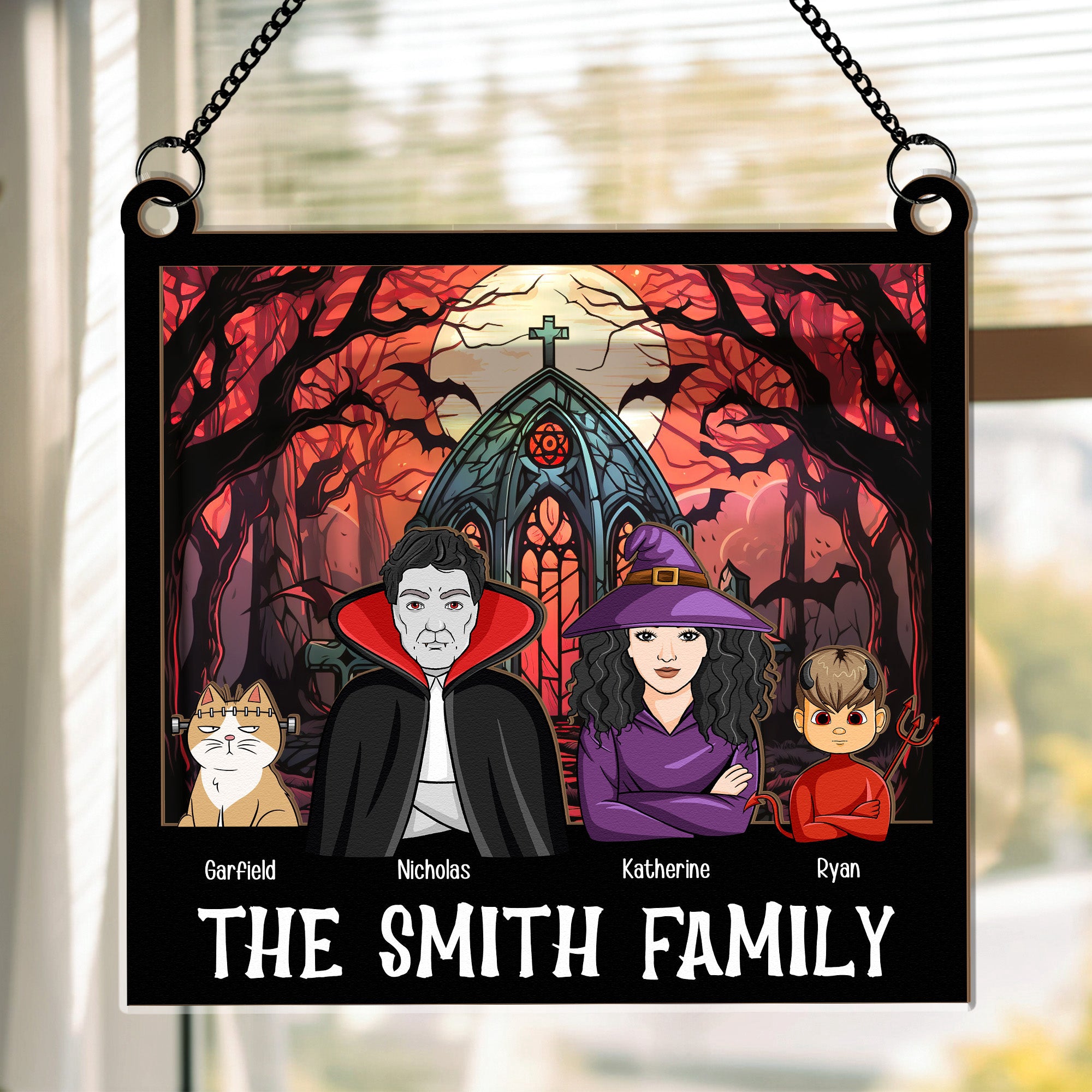 Halloween-Family-Monster-Characters-Personalized-Window-Hanging-Suncatcher-Ornament1