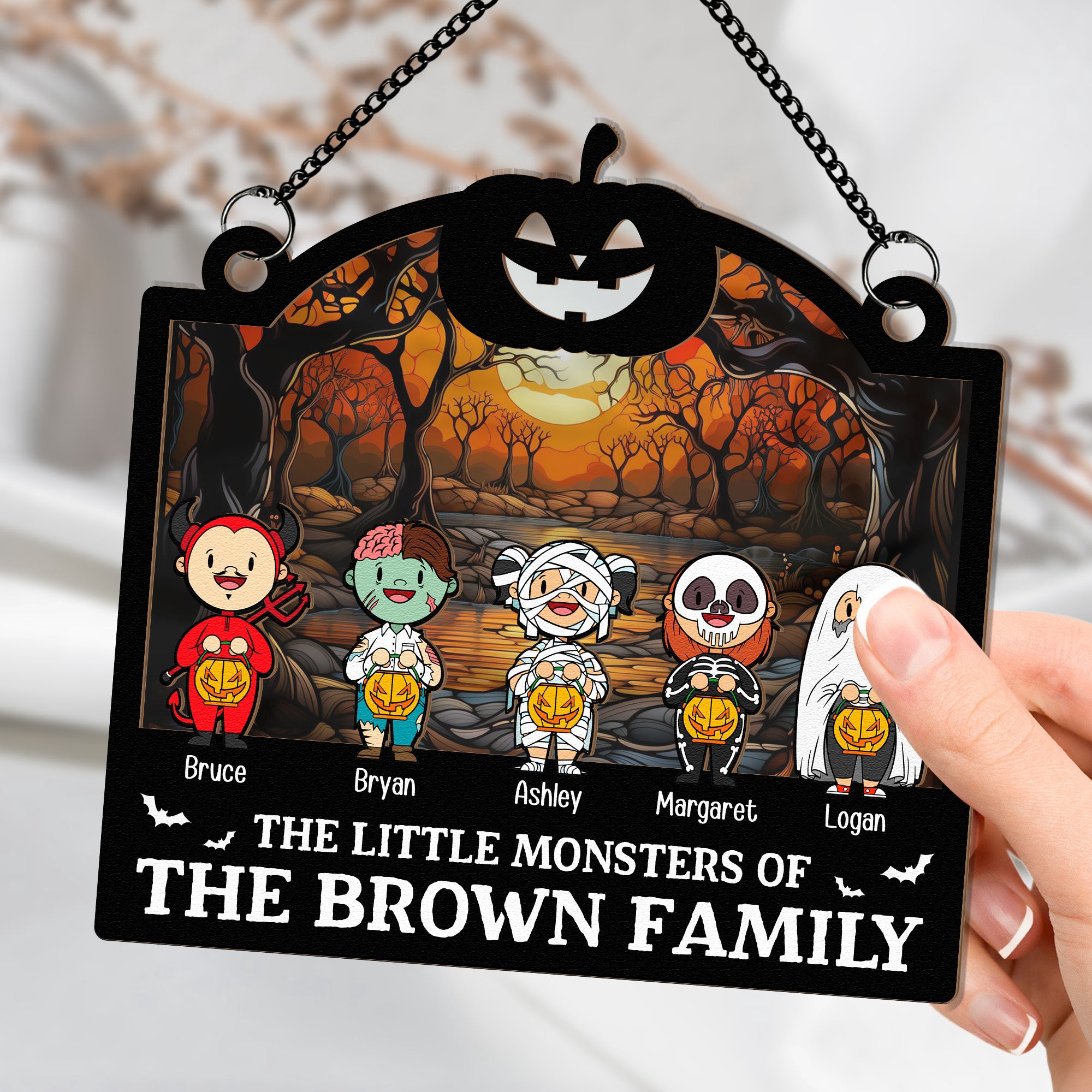 Halloween-The-Little-Monsters-Personalized-Window-Hanging-Suncatcher-Ornament2