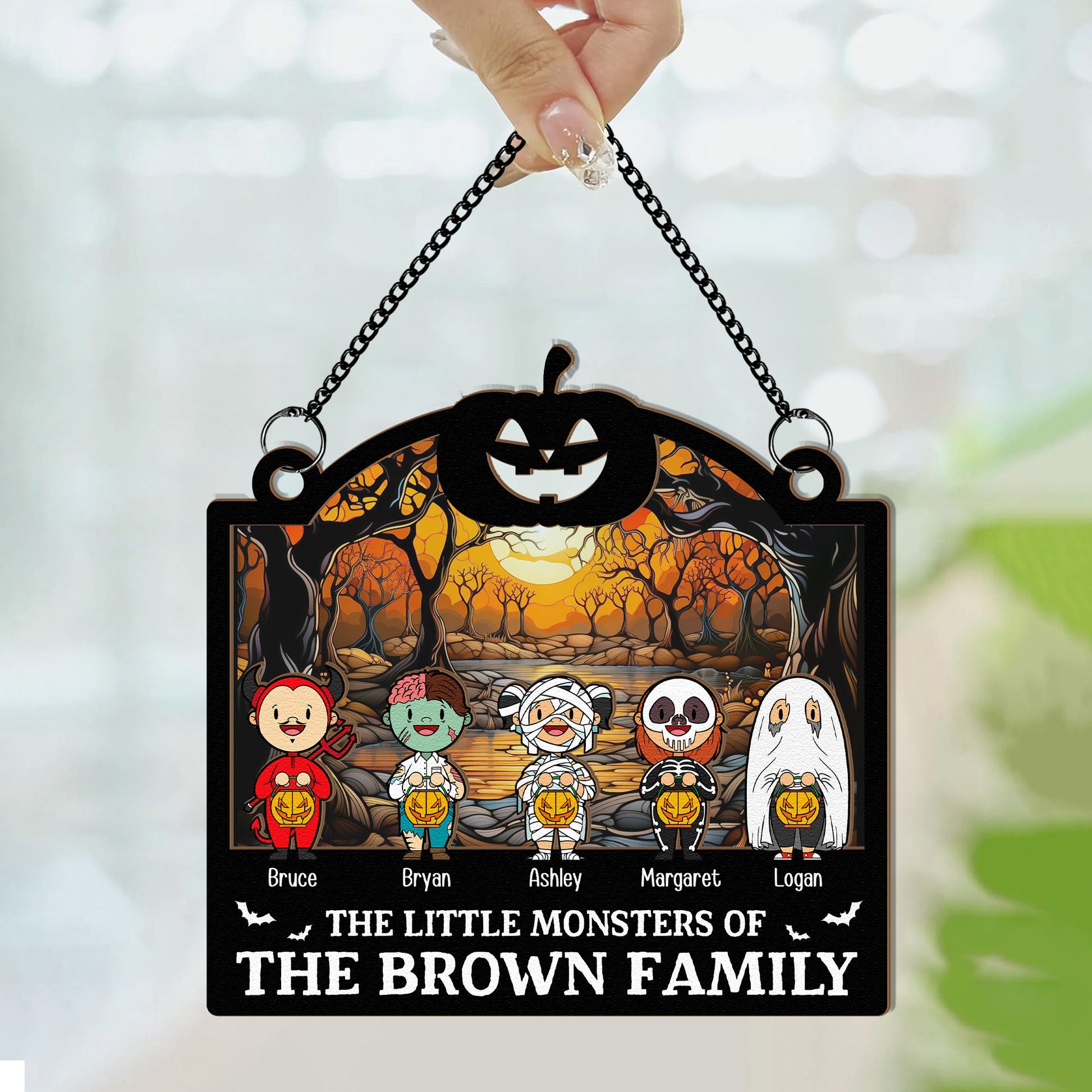 Halloween-The-Little-Monsters-Personalized-Window-Hanging-Suncatcher-Ornament4