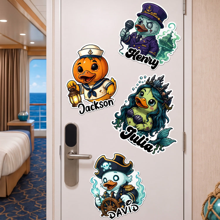 Halloween-Traveling-Trip_-Family-Cruise-Door-Magnet-For-Cruising-Ship-Stateroom-Door-Personalized-Magnet-1