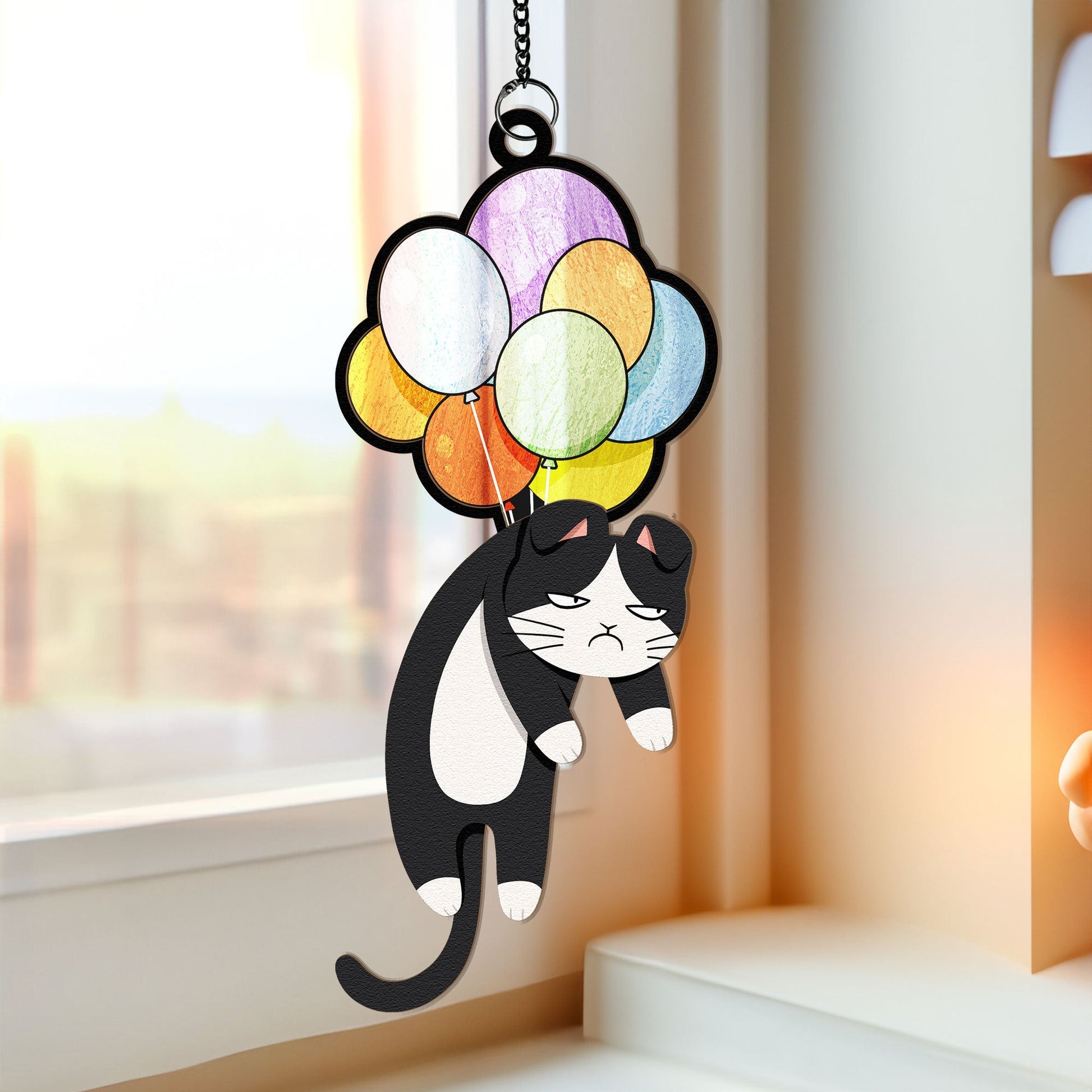Hanging-Cat-Personalized-Window-Hanging-Suncatcher-Ornament_1