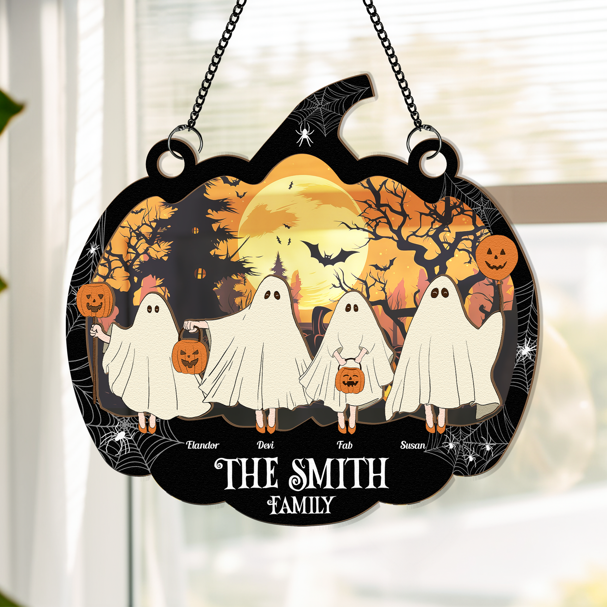 Happy-Ghost-Family-Halloween-Personalized-Window-Hanging-Suncatcher-Ornament_2