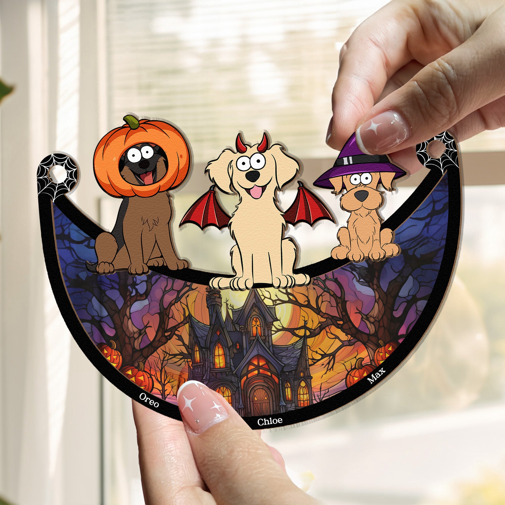 Happy-Halloween-With-Dogs-Cats-Personalized-Window-Hanging-Suncatcher-Ornament3
