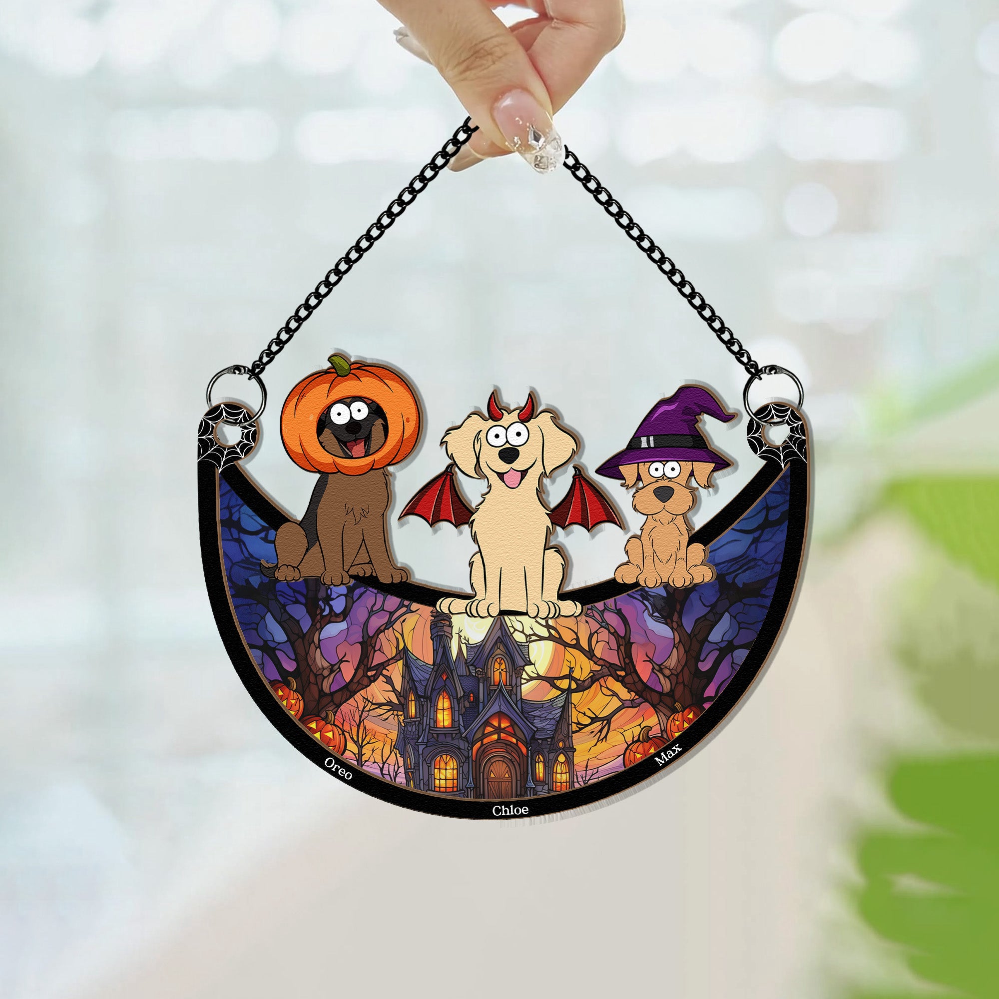 Happy-Halloween-With-Dogs-Cats-Personalized-Window-Hanging-Suncatcher-Ornament4