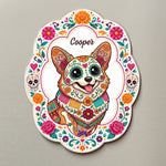 Hispanic_Floral_Pet_Gifts_For_Pet_Owners_Personalized_Magnet_2