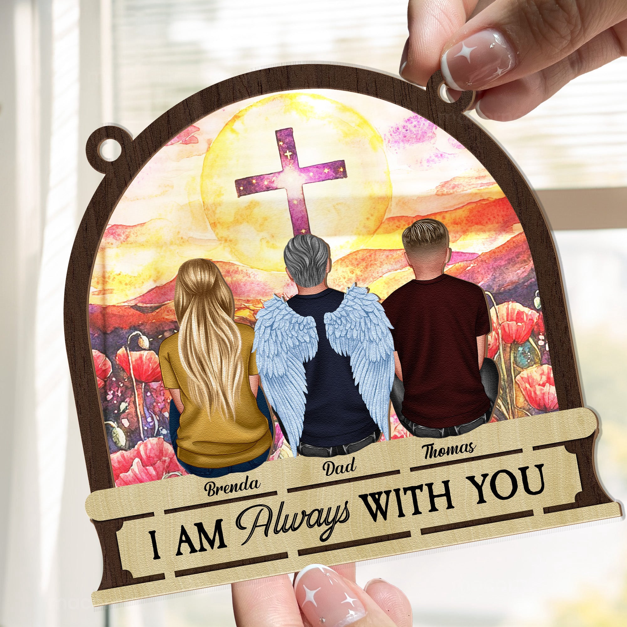 I-Am-Always-With-You-Memorial-Ornament-Personalized-Window-Hangng-Suncatcher-Ornament_3